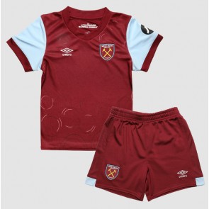 West Ham United Domaci Dres za Dječji 2023-24 Kratak Rukavima (+ kratke hlače)